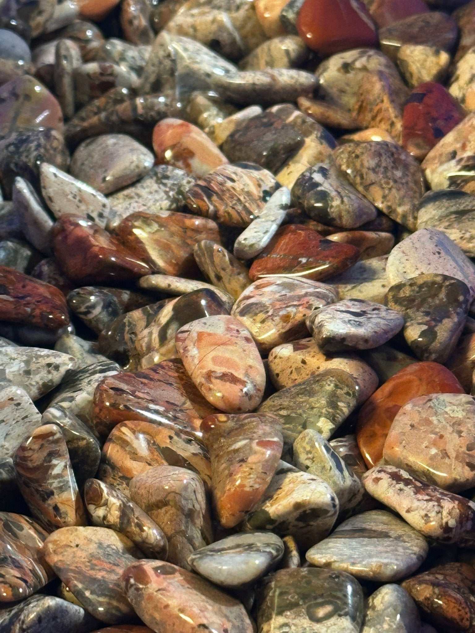 Brecciated Jasper Tumbled Stone