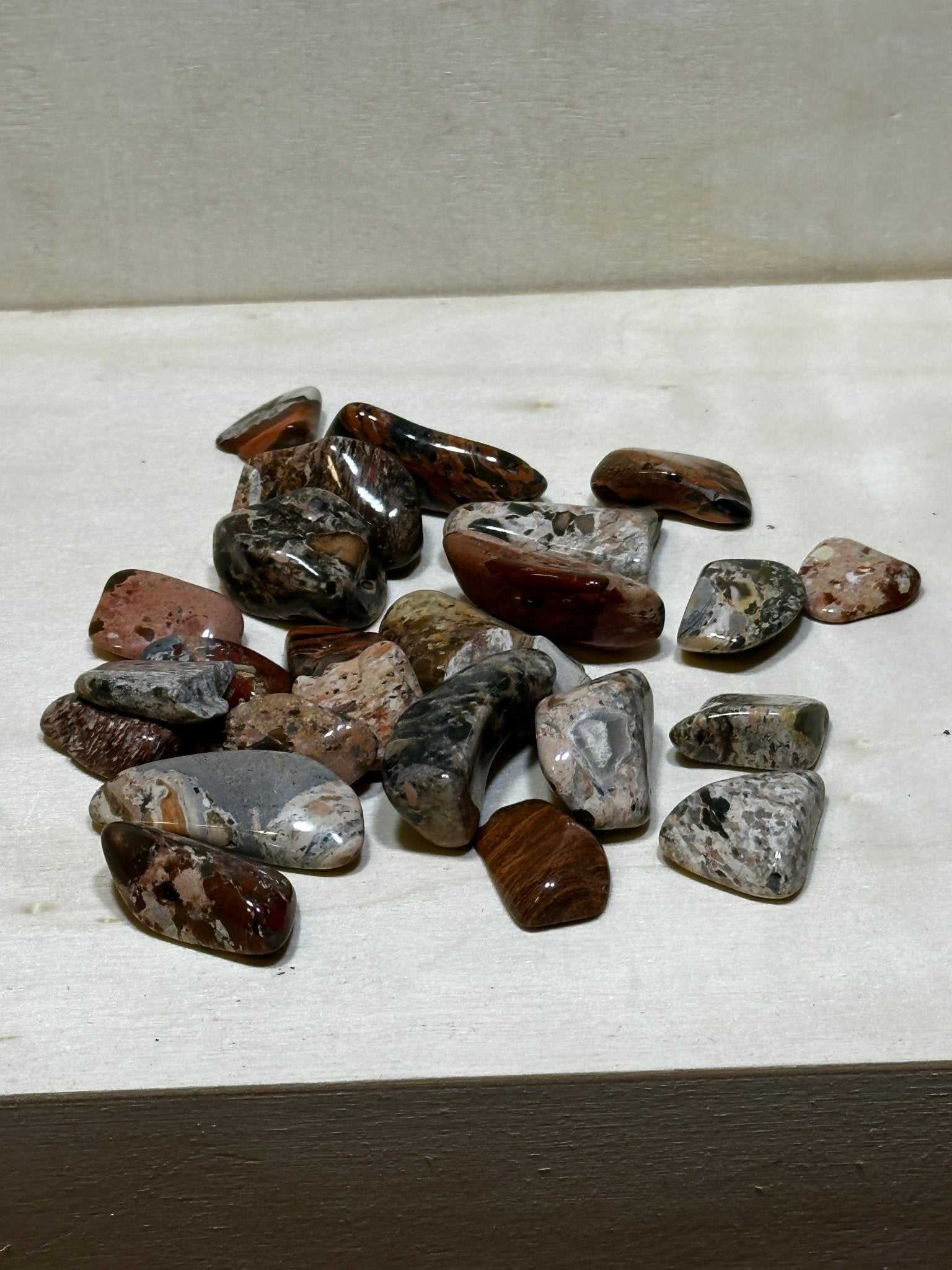 Brecciated Jasper Tumbled Stone
